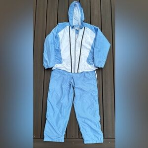 Wilson Light Blue and White Tracksuit - Size L